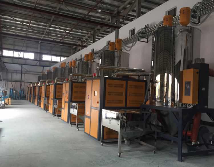 dehumidifying dryer,Plastic dehumidifying dryer,What type of dehumidification dryer is suitable for pet raw materials?