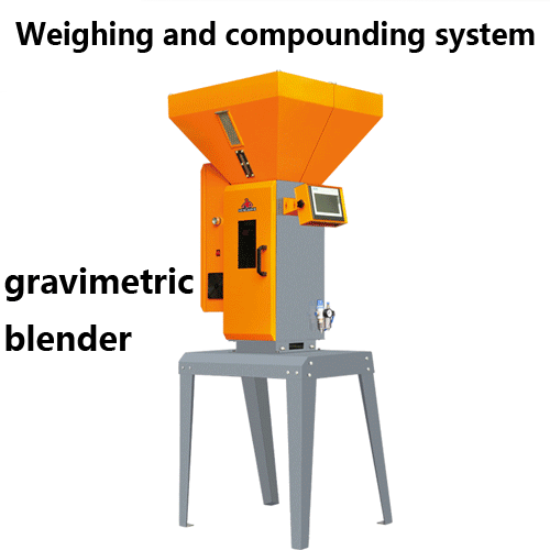 Gravimetric dosing and mixing units